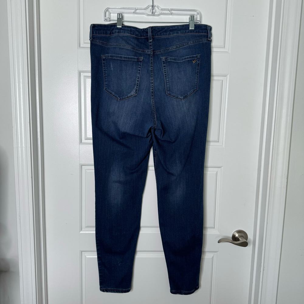 William Rast Womens Sculpted High Rise Blue Denim Skinny Jeans Size 33 - Picture 12 of 13